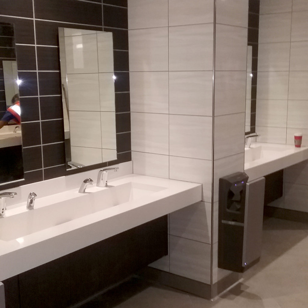 Great Mall restroom renovation in Milpitas
